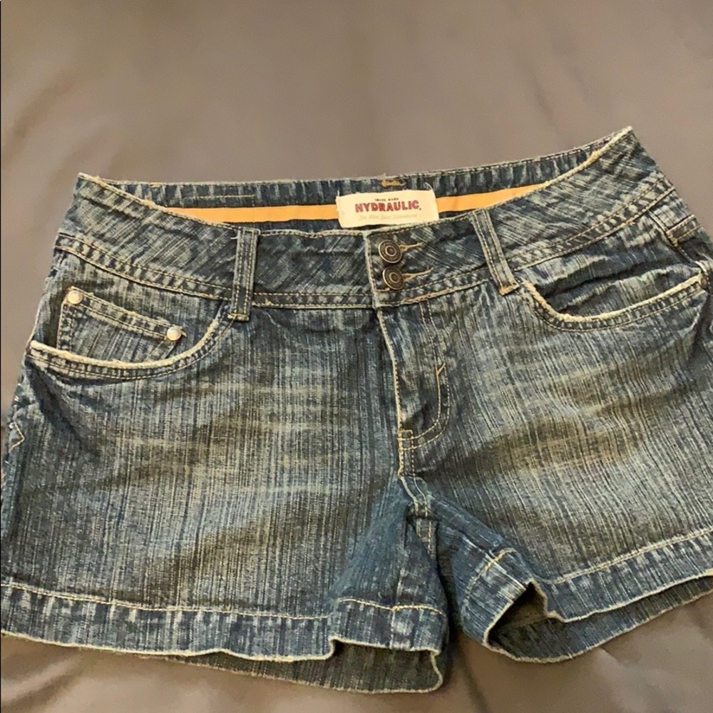 Hydraulic jean shorts, size 7/8